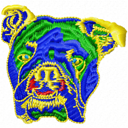 Dogs Embroidery Design 10